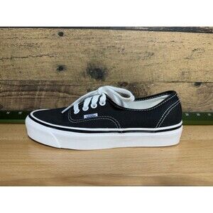 🔥 NEW!! -Vans Authentic Style 44 Black/White Womens 7- Ships Fast!!!!!